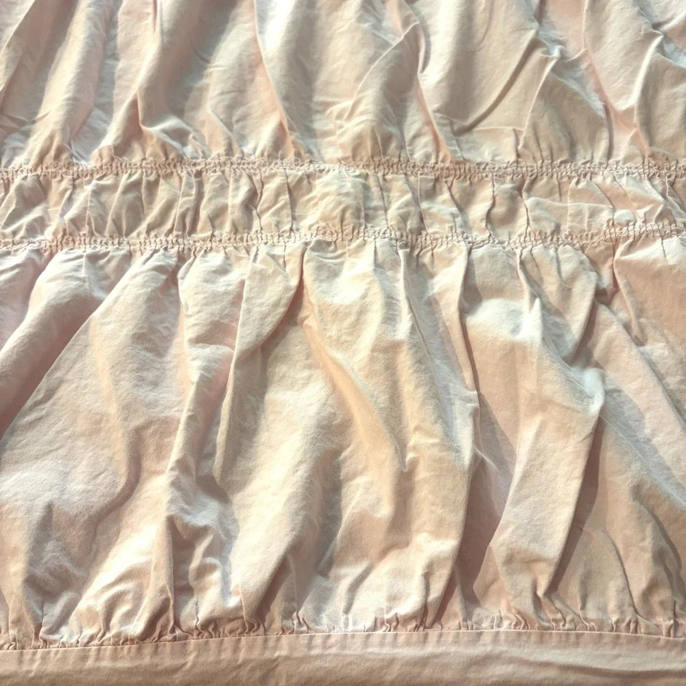 Simply Shabby Chic Twin Duvet Cover‎ Pink Cottagecore French Country Ruched